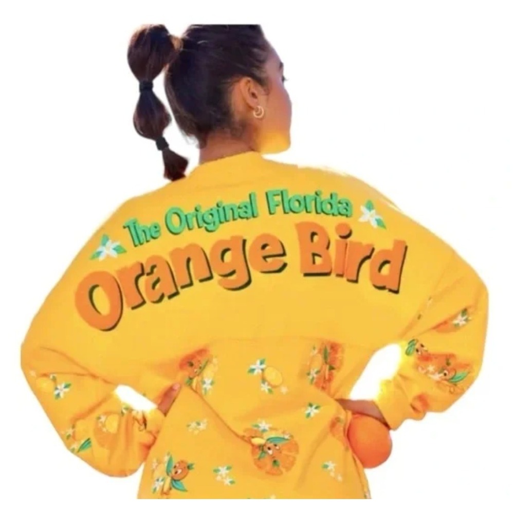 Disney Medium Orange‎ Bird Spirit Jersey 2022 Epcot Flower & Garden Festival NWT